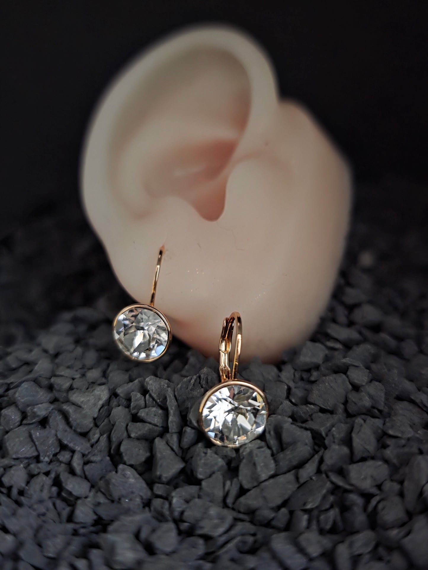 Aros Swarovski paloma