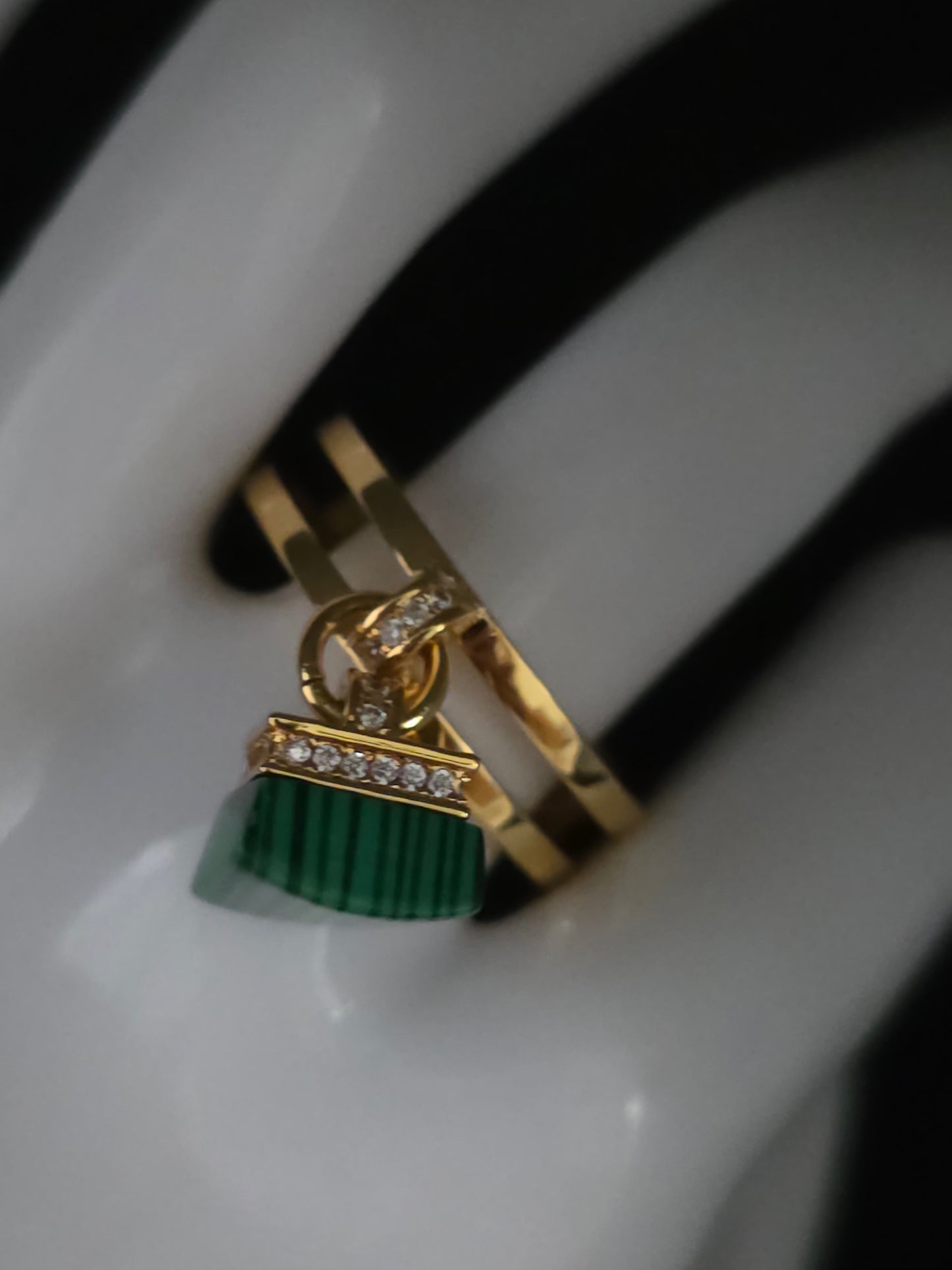 Anillo Malaquita b