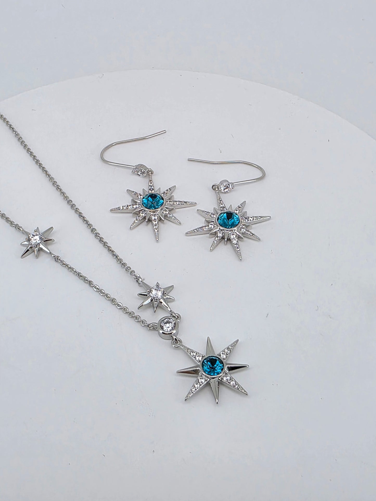 Conjunto de cristal Swarovski solar