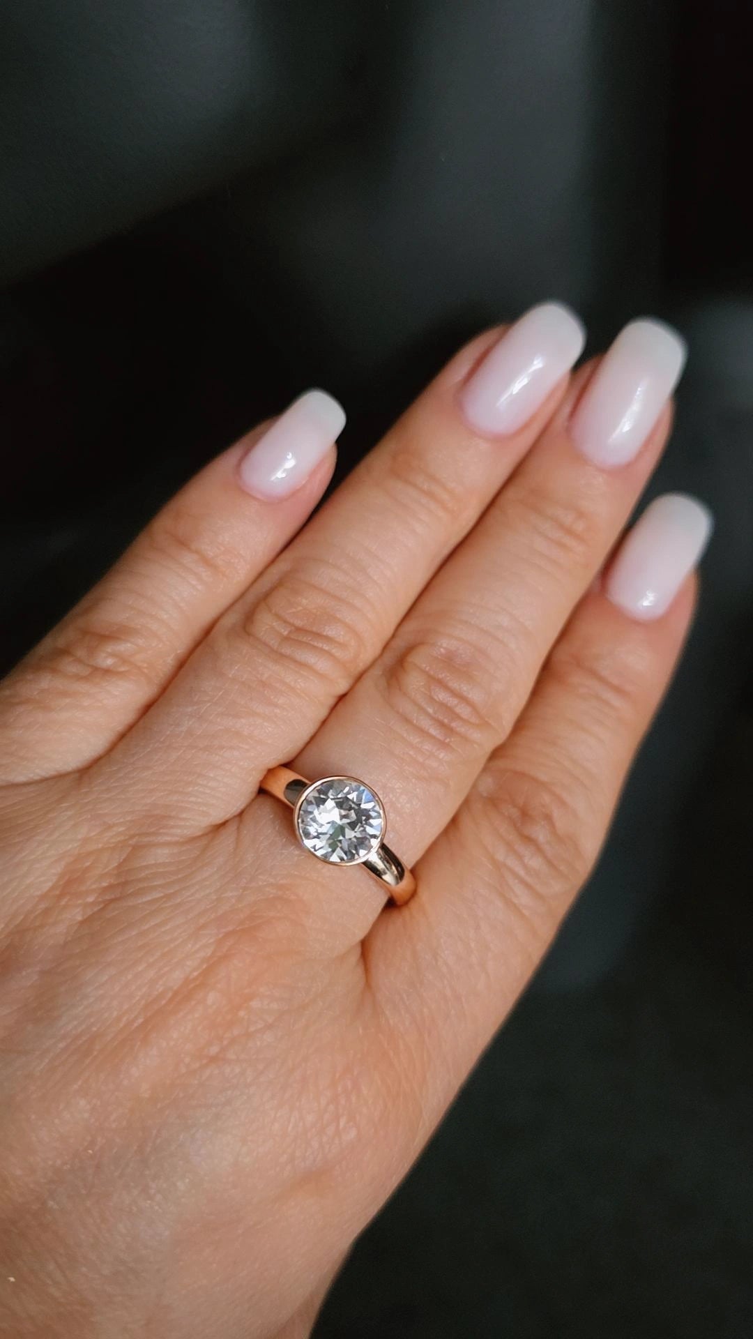 Anillo cristal Swarovski paloma