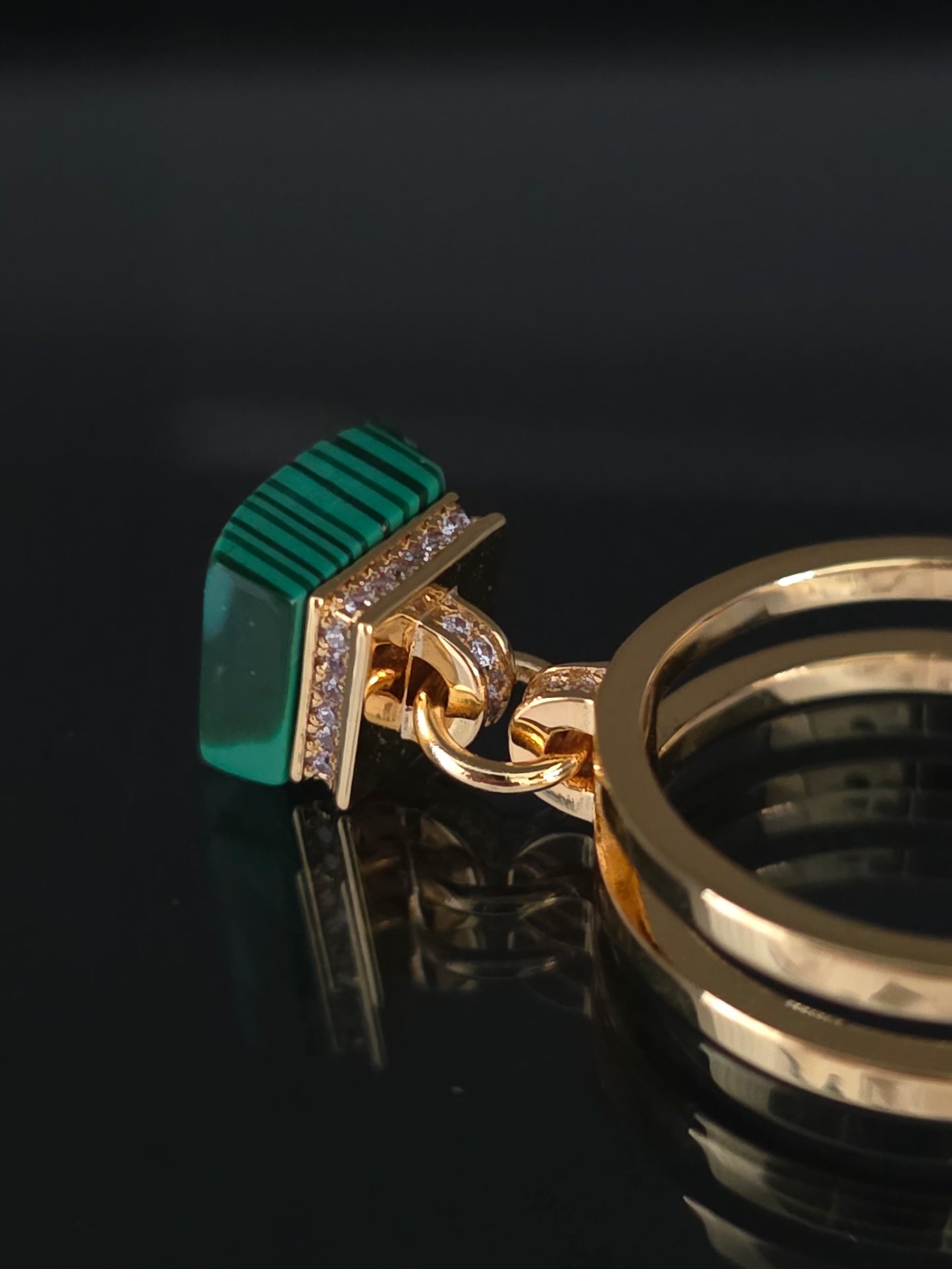 Anillo Malaquita b