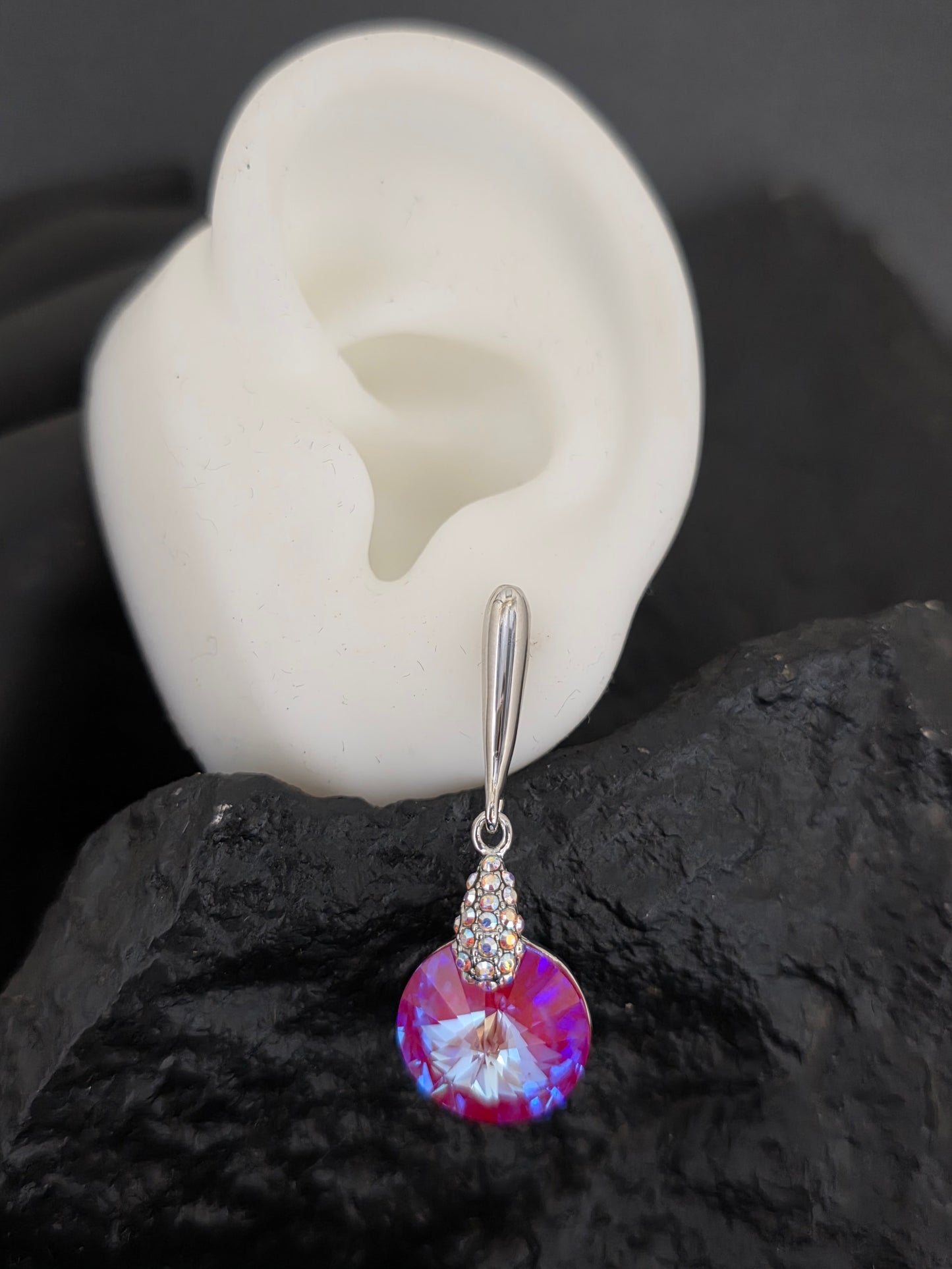 Aros cristal Swarovski Monica