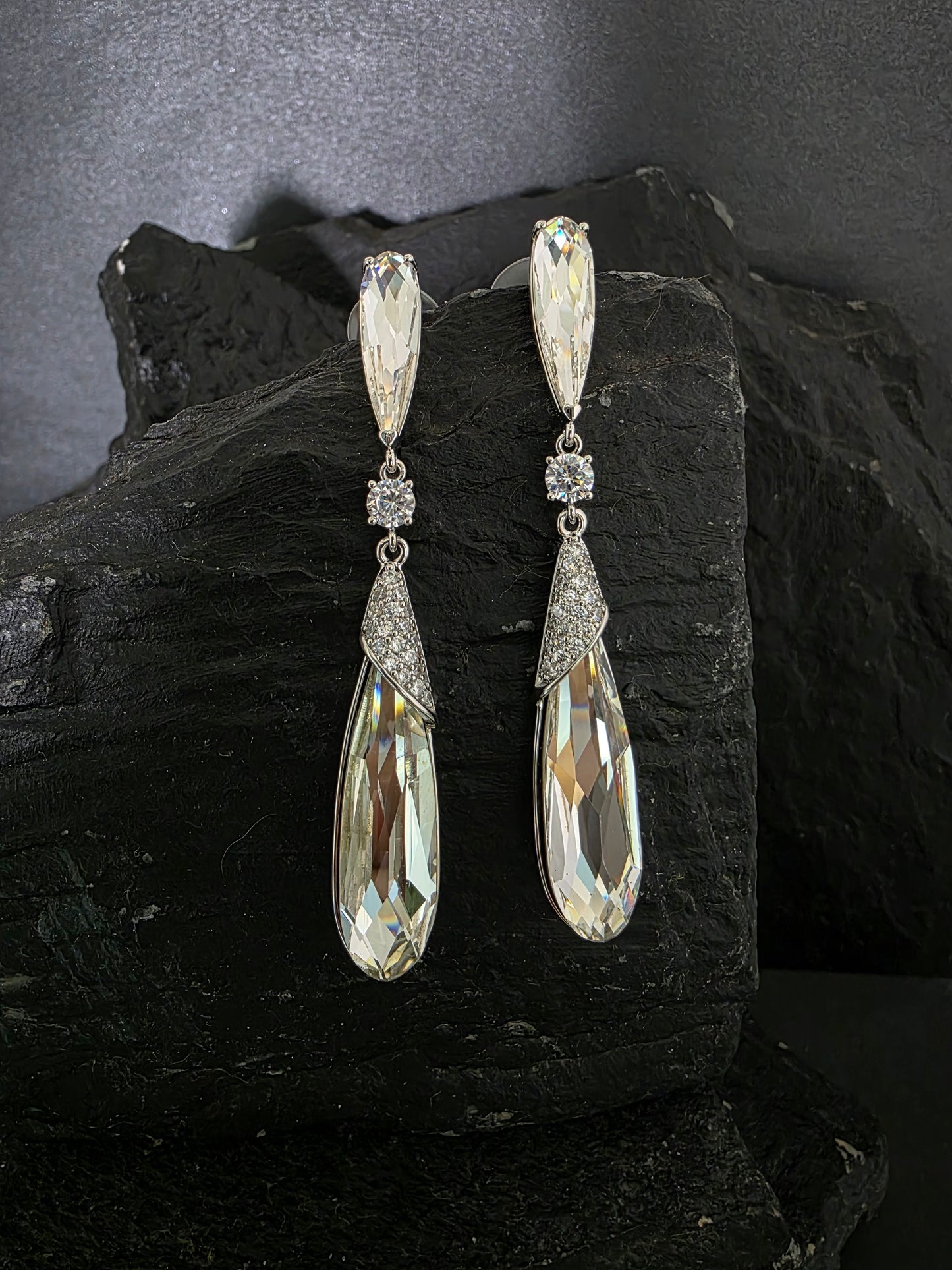 Aros Silvana cristal Swarovski