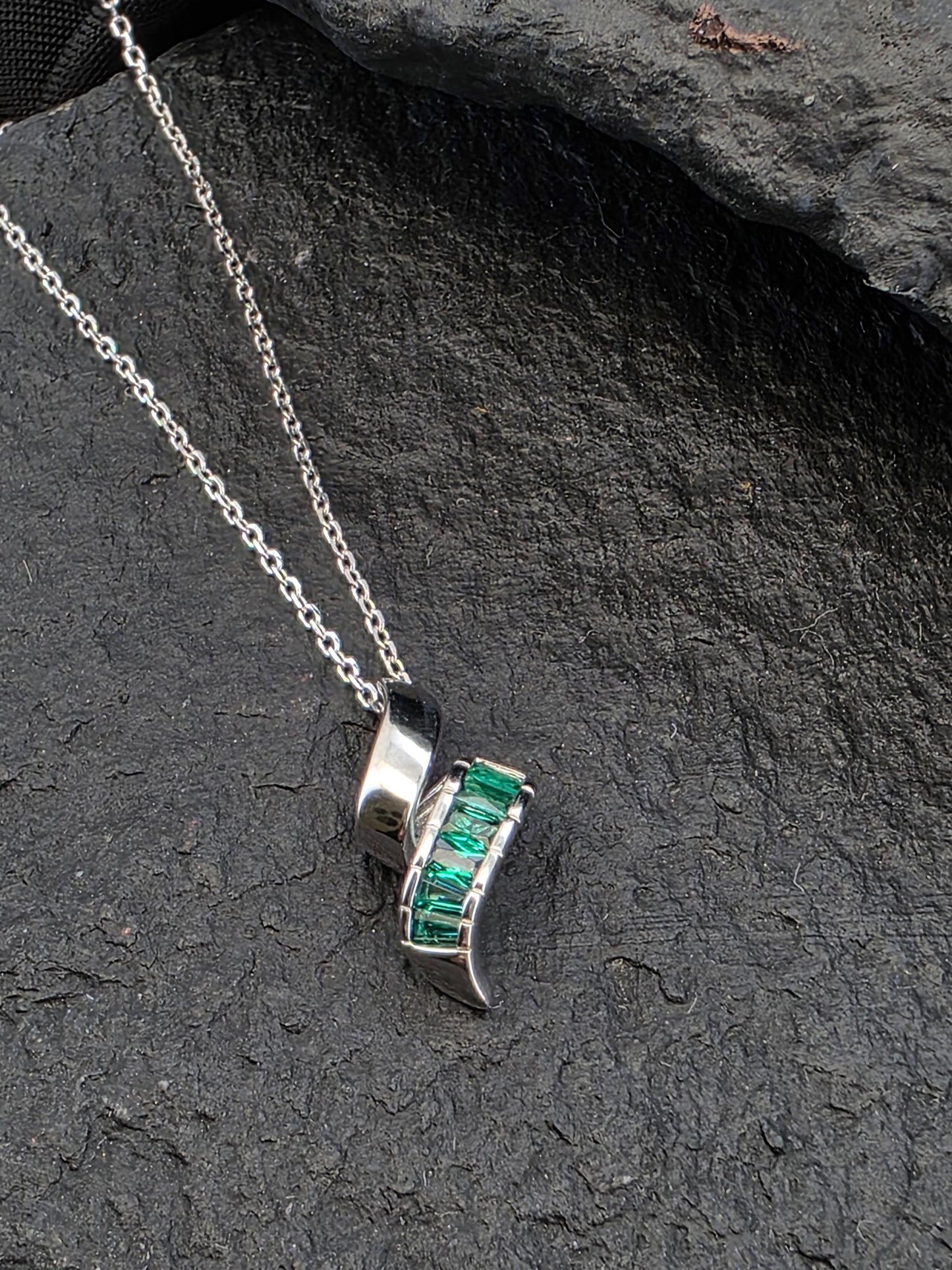 Collar de plata luciana