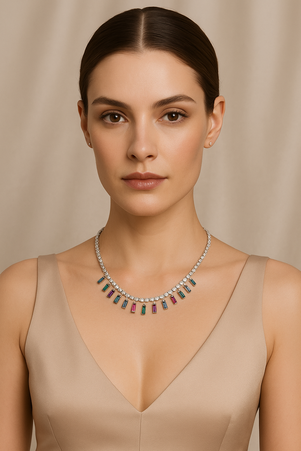 Collar cristal pavés Rainbow