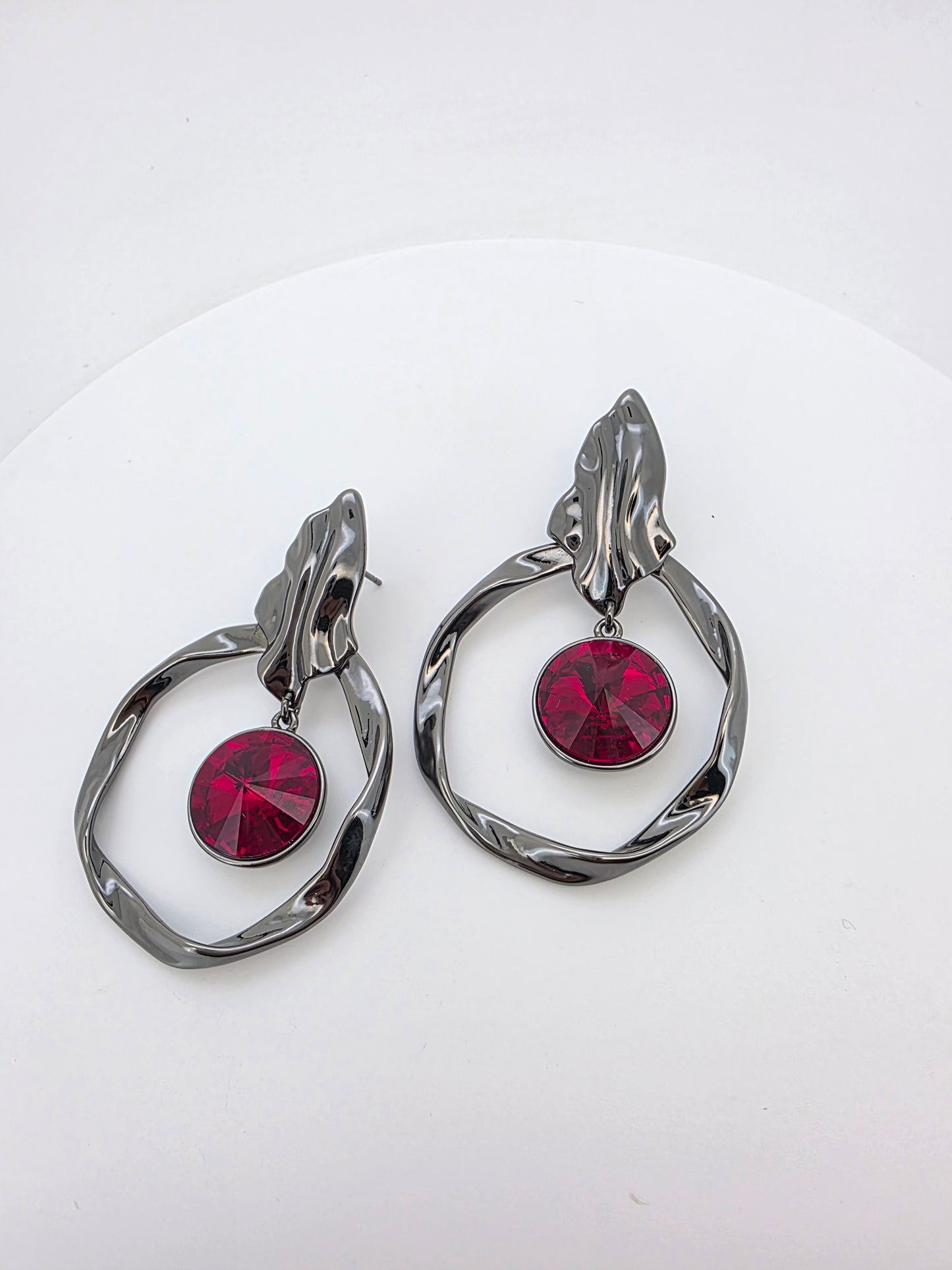 Aros de Cristal Swarovski Afrodita