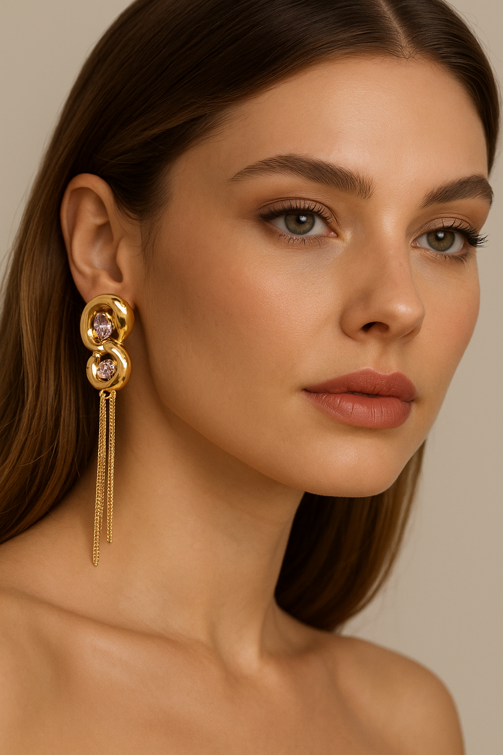 Aros cristal Swarovski luciana