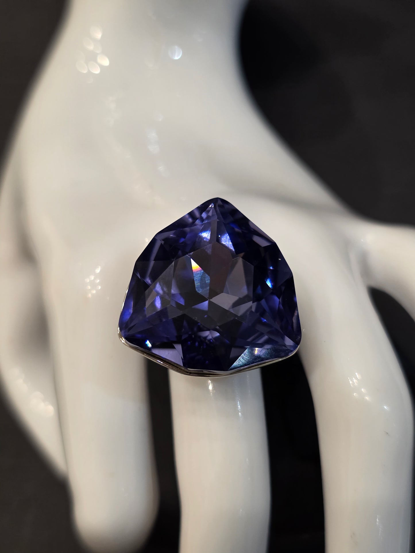 Anillo cristal Swarovski sandy