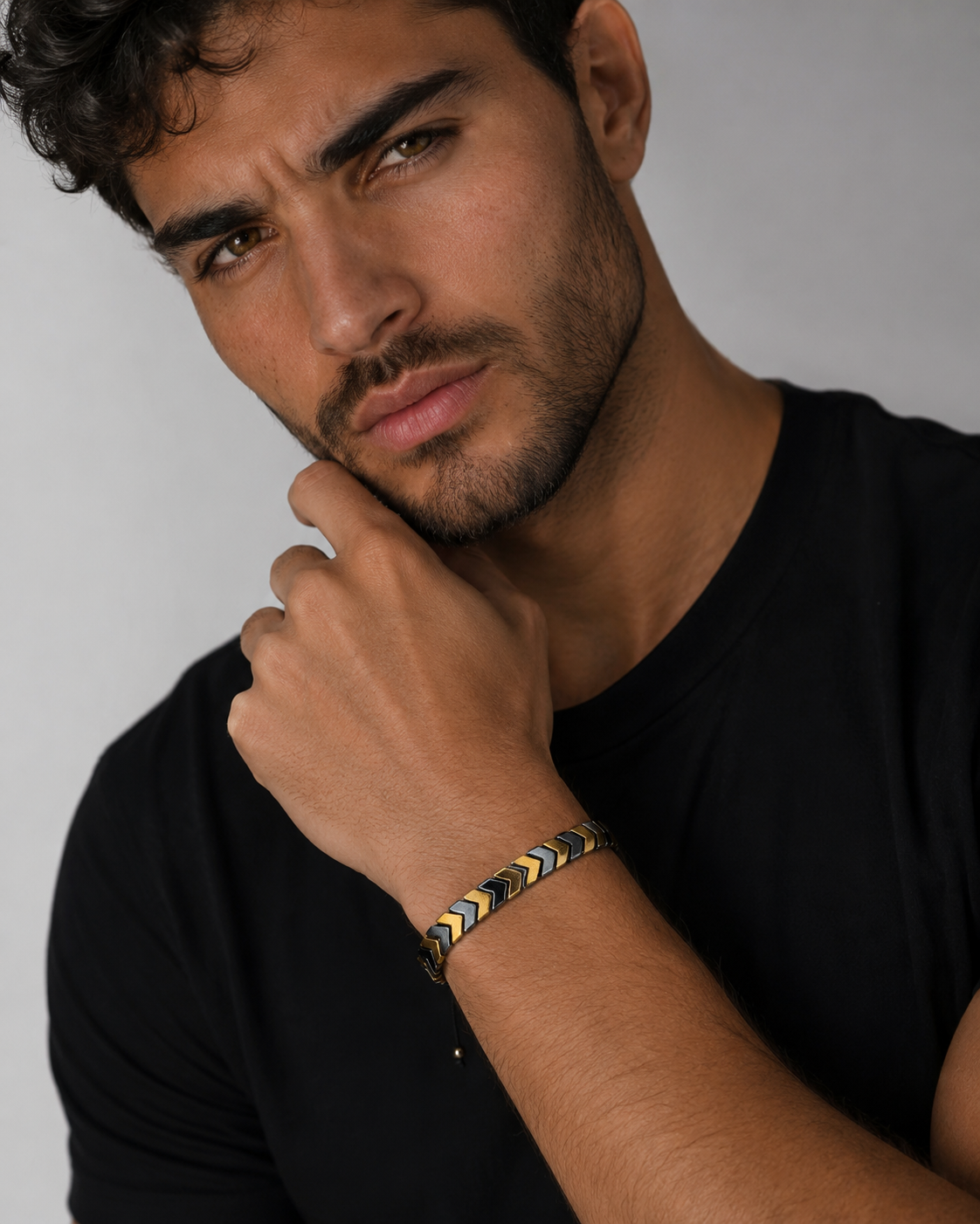 Pulsera varón Gold &steel