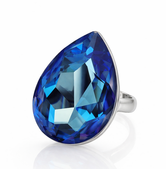 Anillo Gota cristal Swarovski