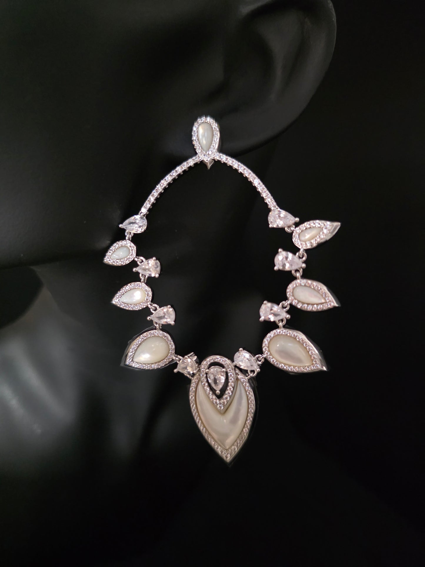 Aros cristal paves Melanni
