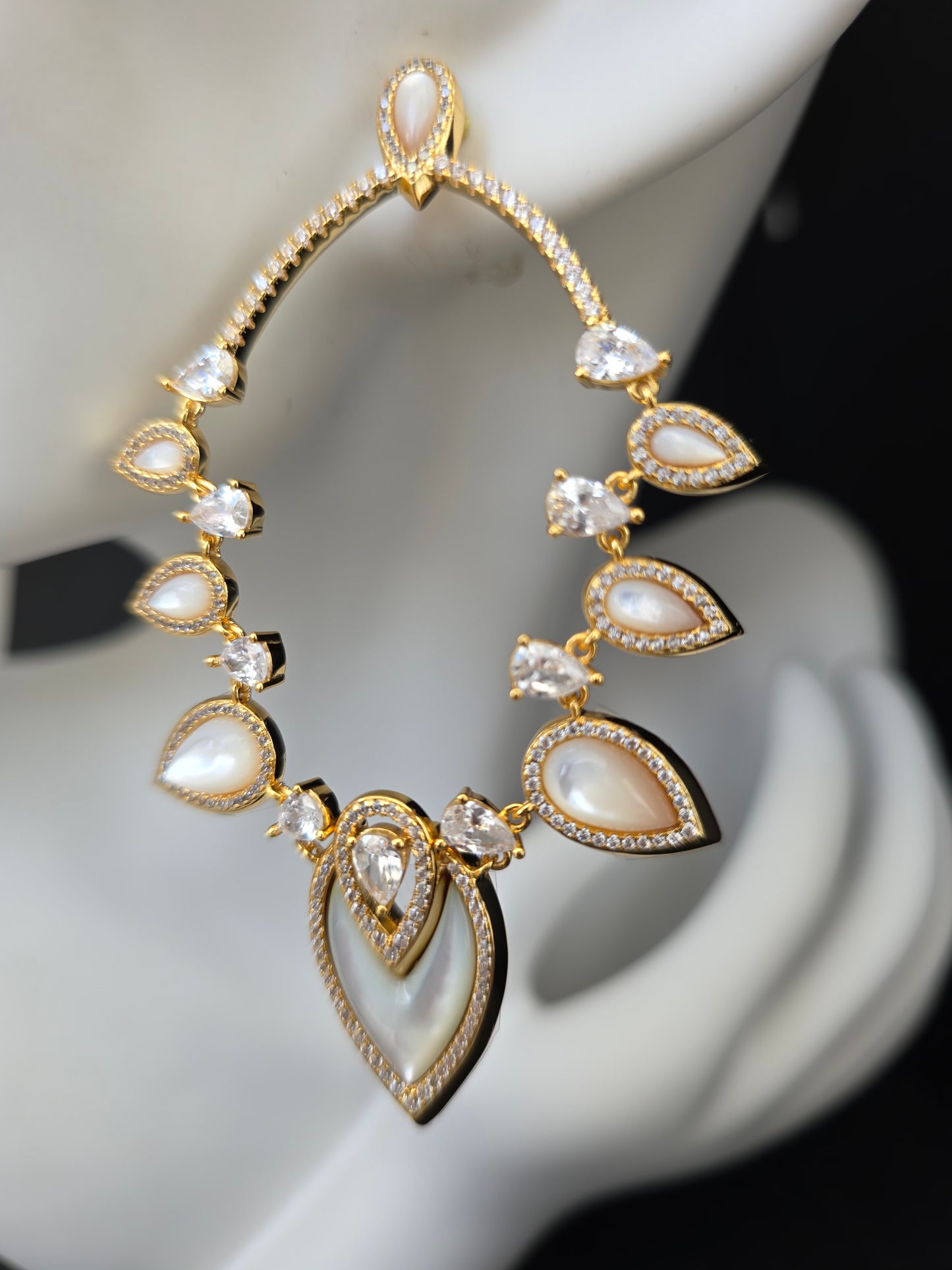 Aros cristal paves Melanni