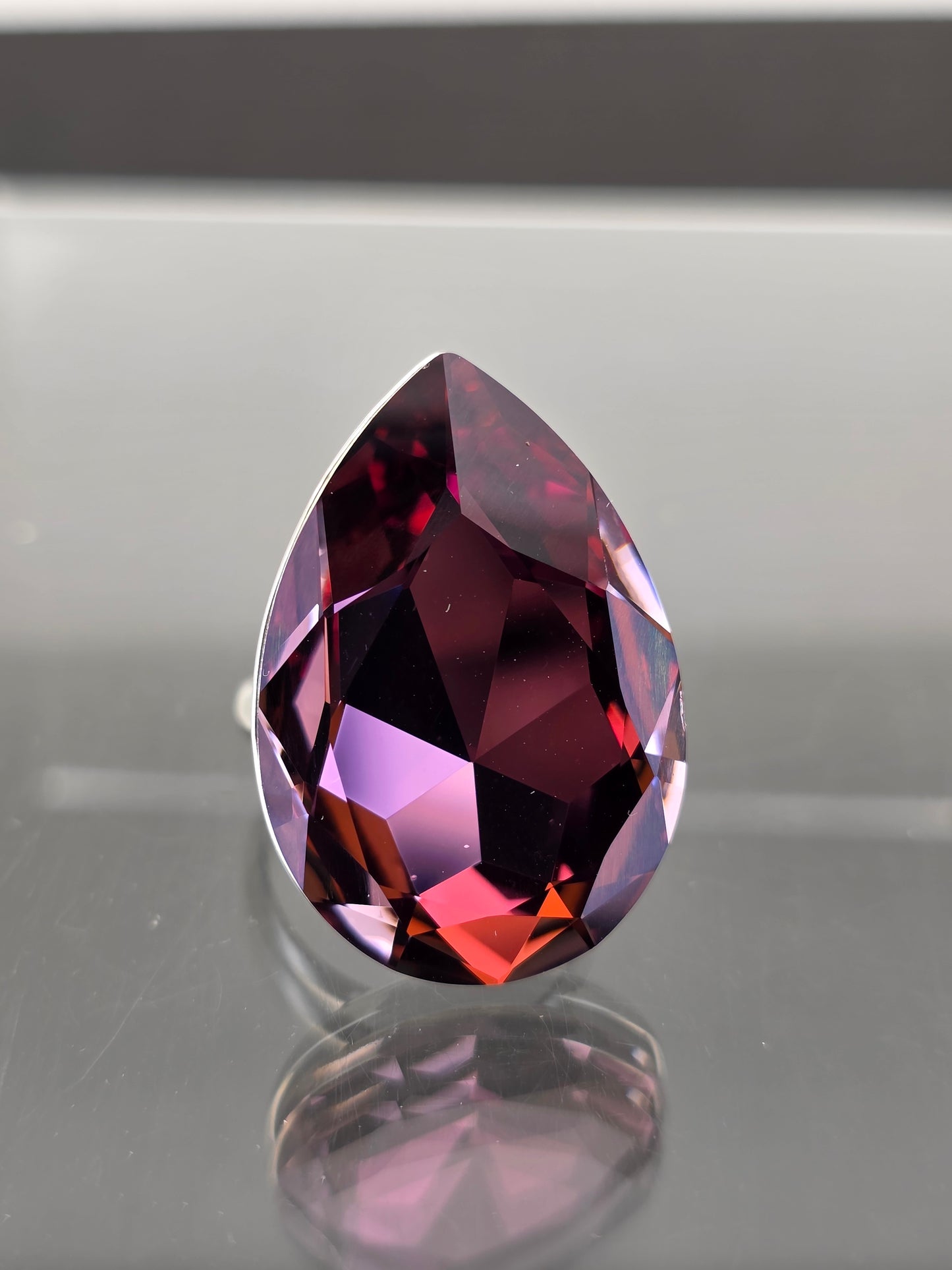 Anillo Gota cristal Swarovski