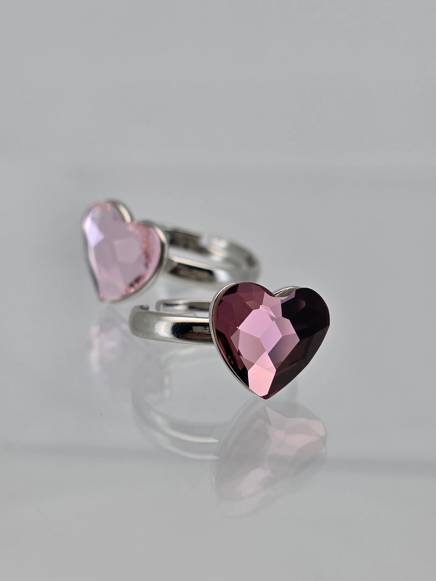 Anillo cristal Swarovski love
