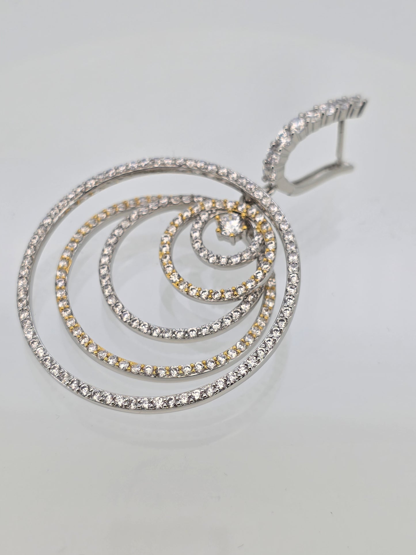 Aros cristal Swarovski Camelia