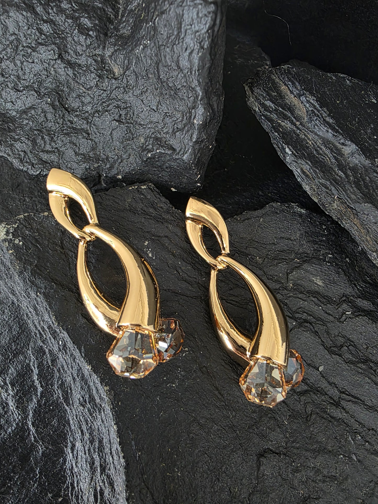 Aros cristal Swarovski Atenea
