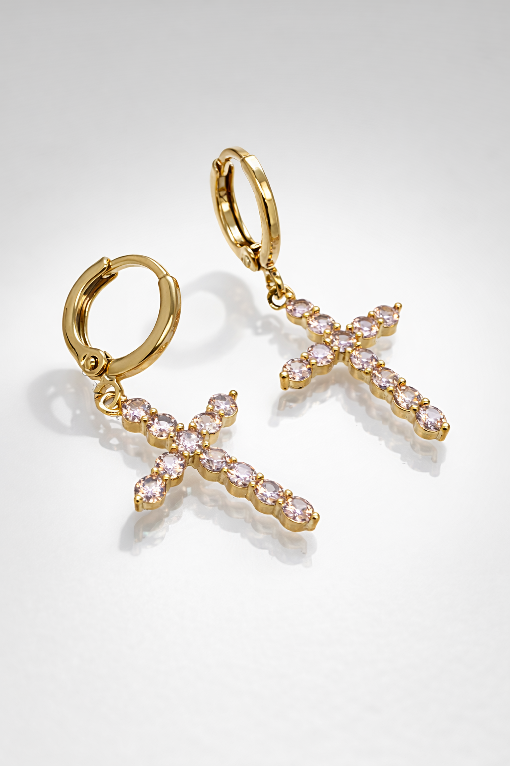Aros cristal paves Madonna