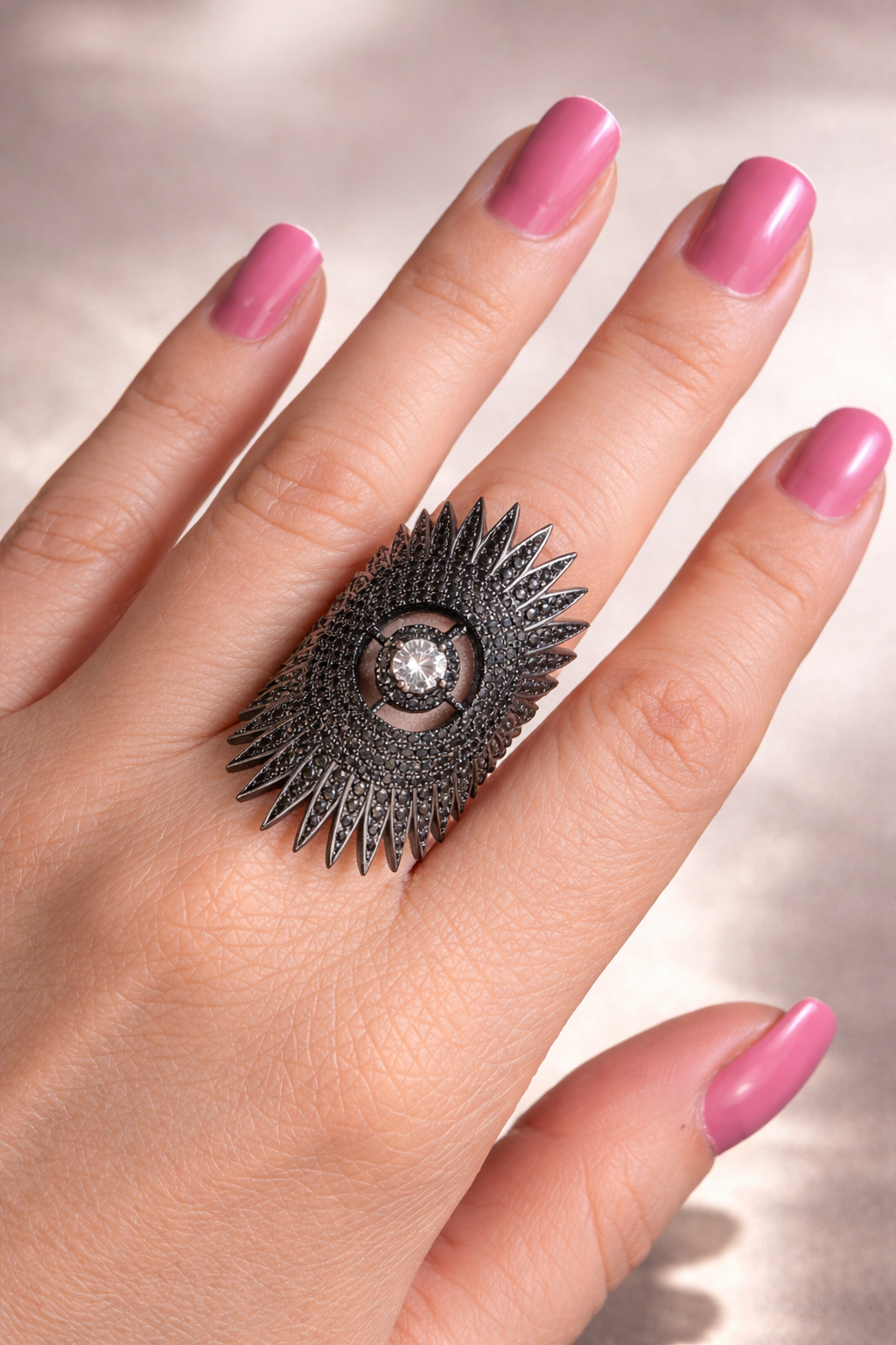 Anillo cristal pavés lizandra