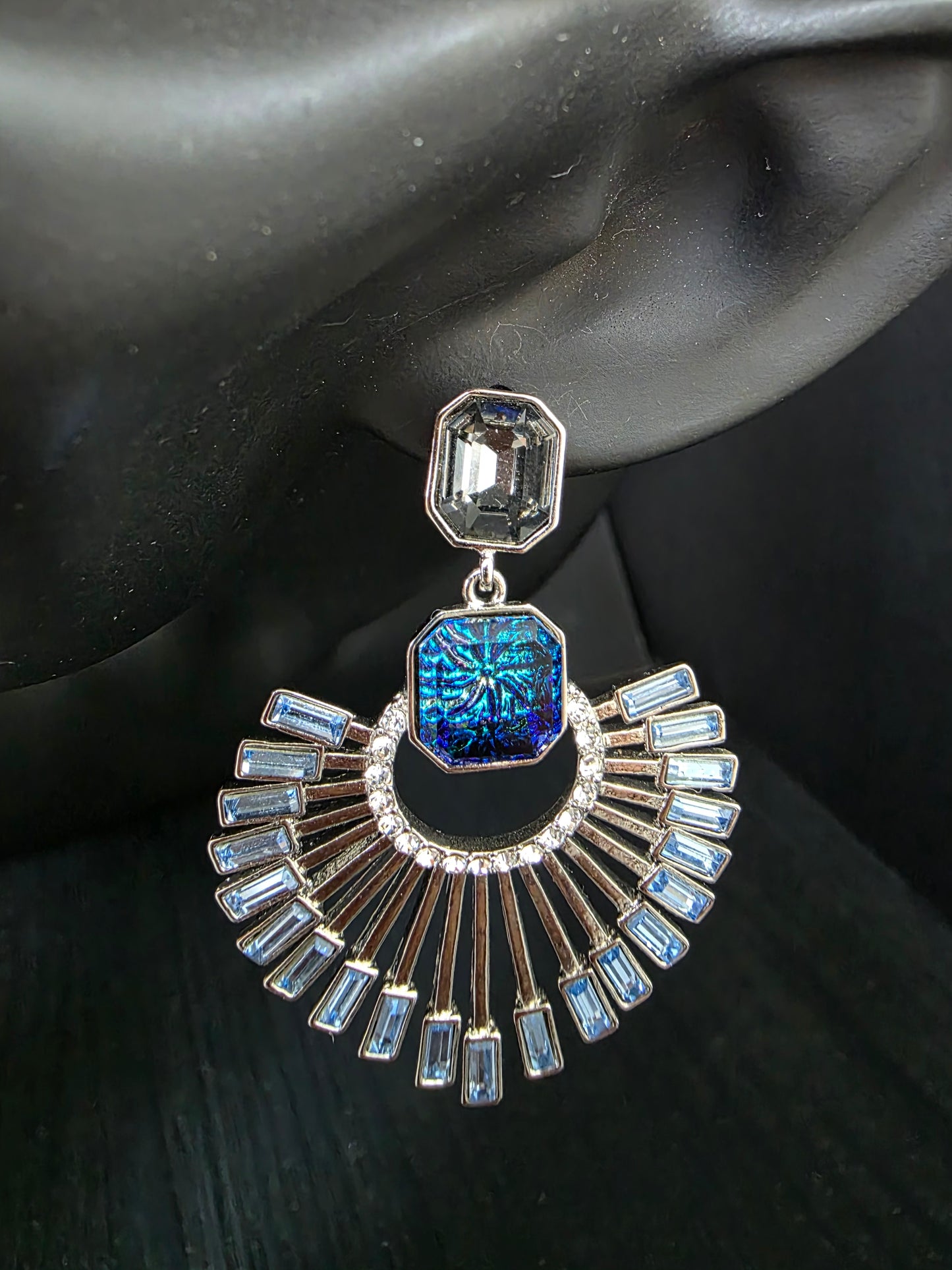 Aros cristal Swarovski Dione