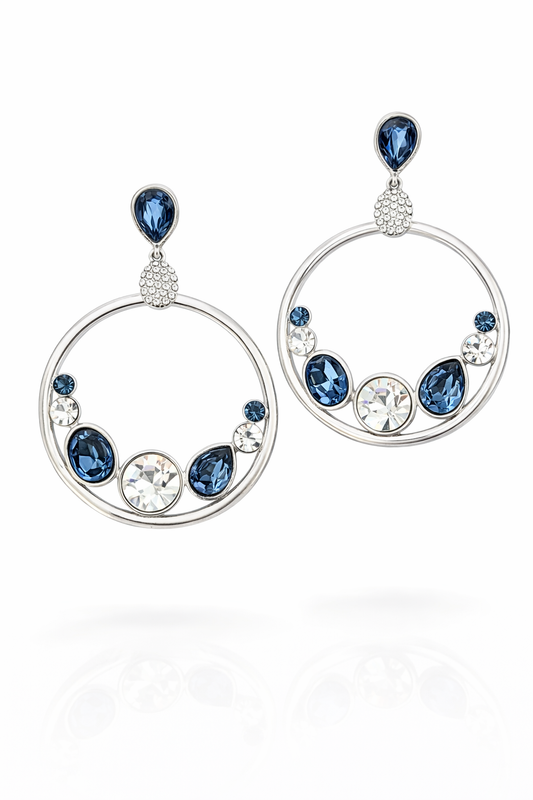 Aros cristal Swarovski lumaria