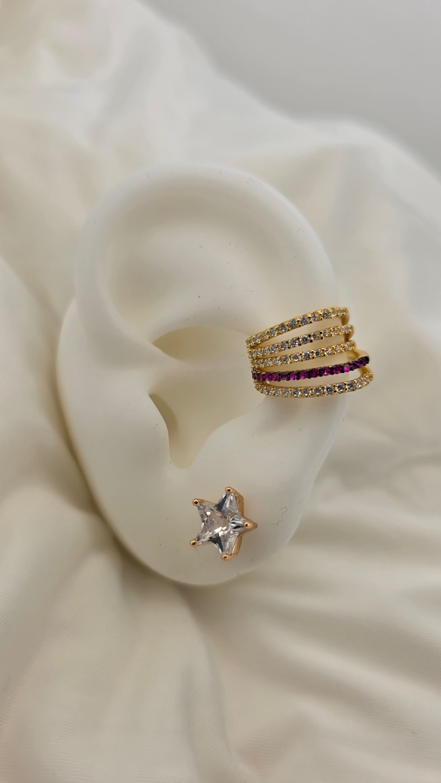 Earcuff lumia fucsia