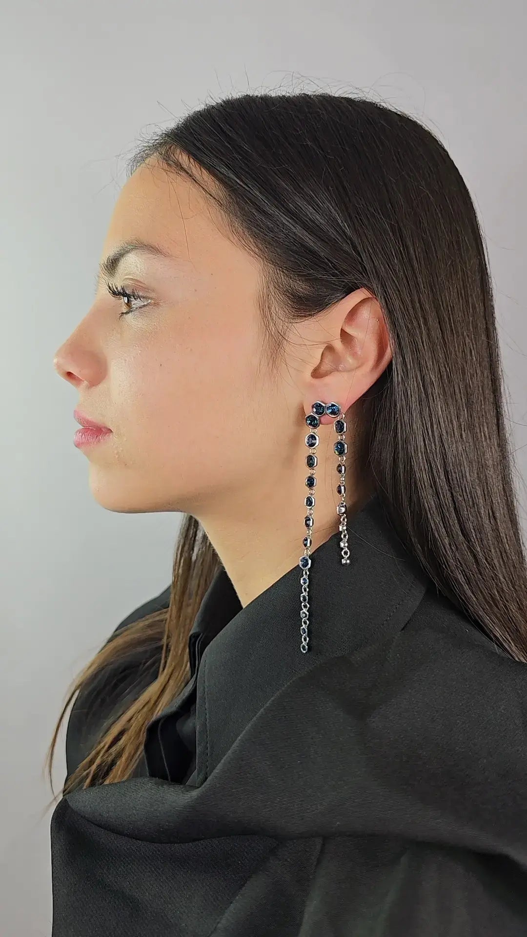 Aros cristal Swarovski tonka