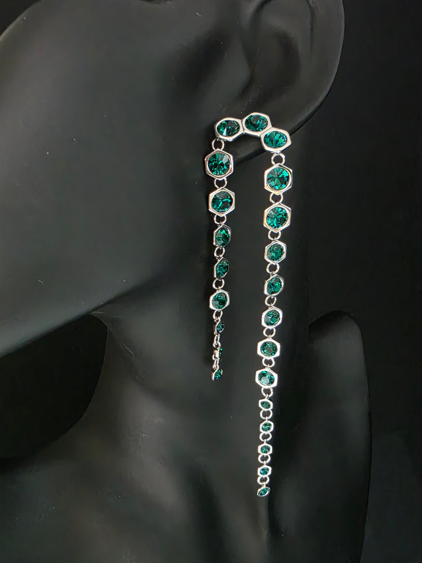 Aros cristal Swarovski tonka