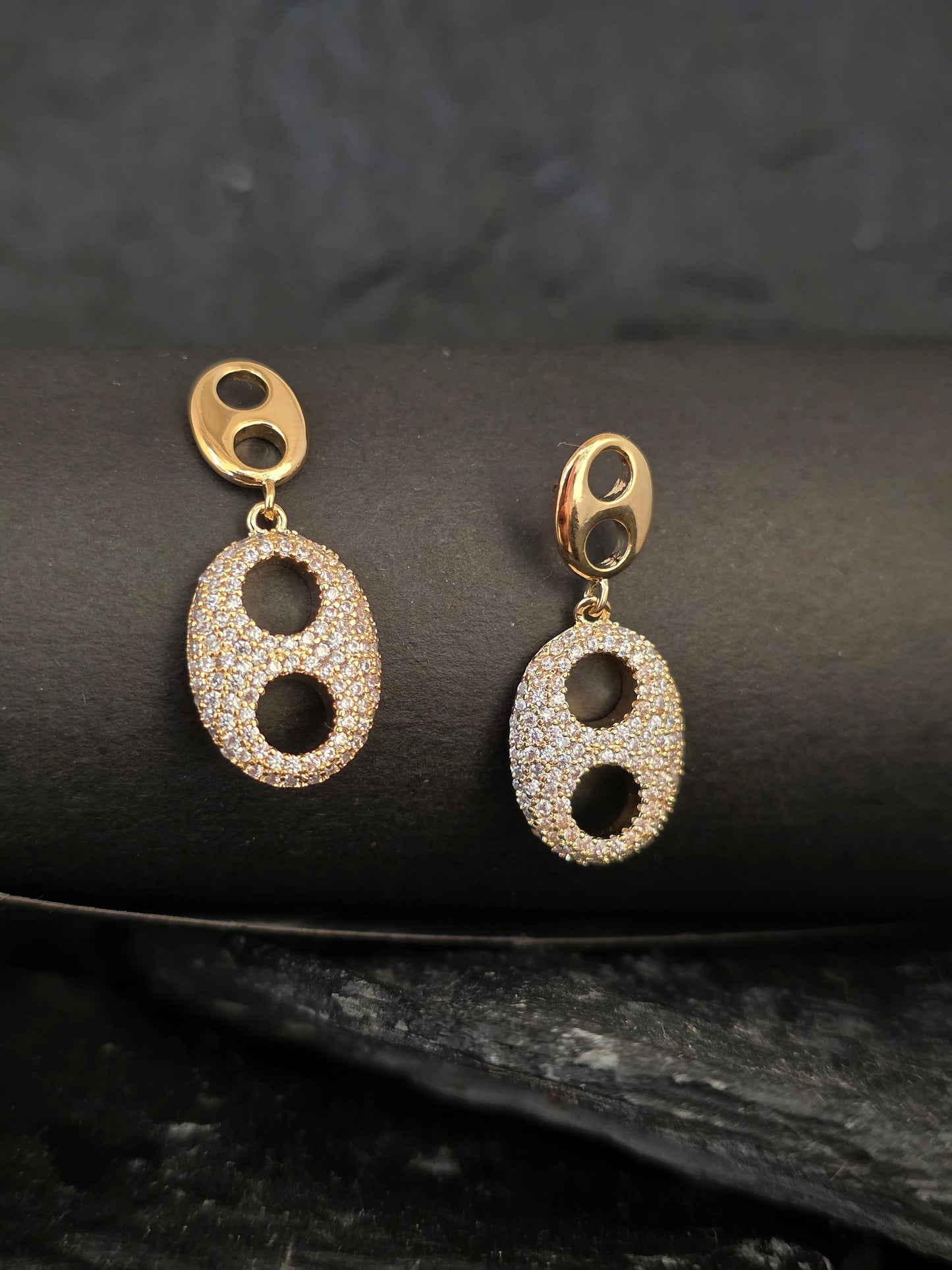 Aros cristal pavés larisa