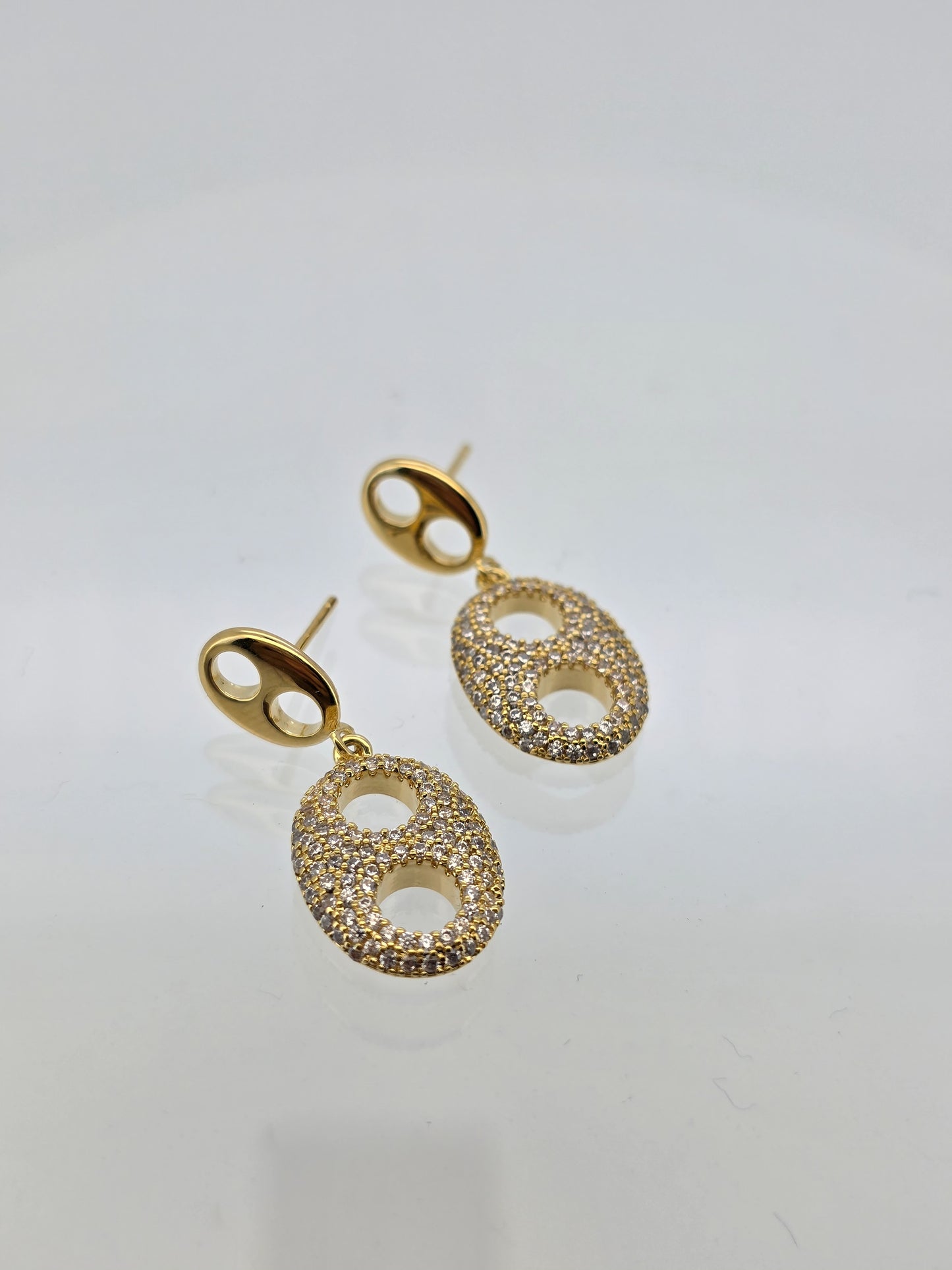 Aros cristal pavés larisa
