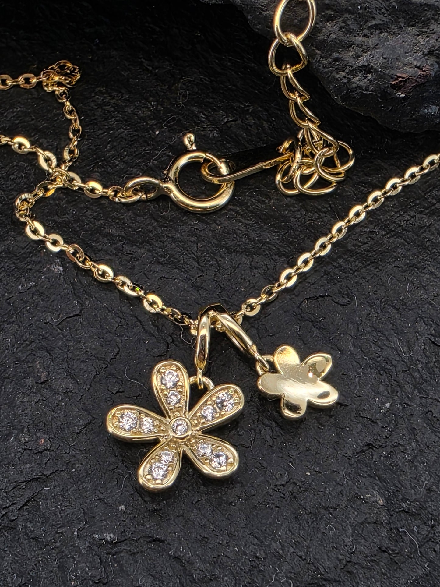 Collar plata 925 flower