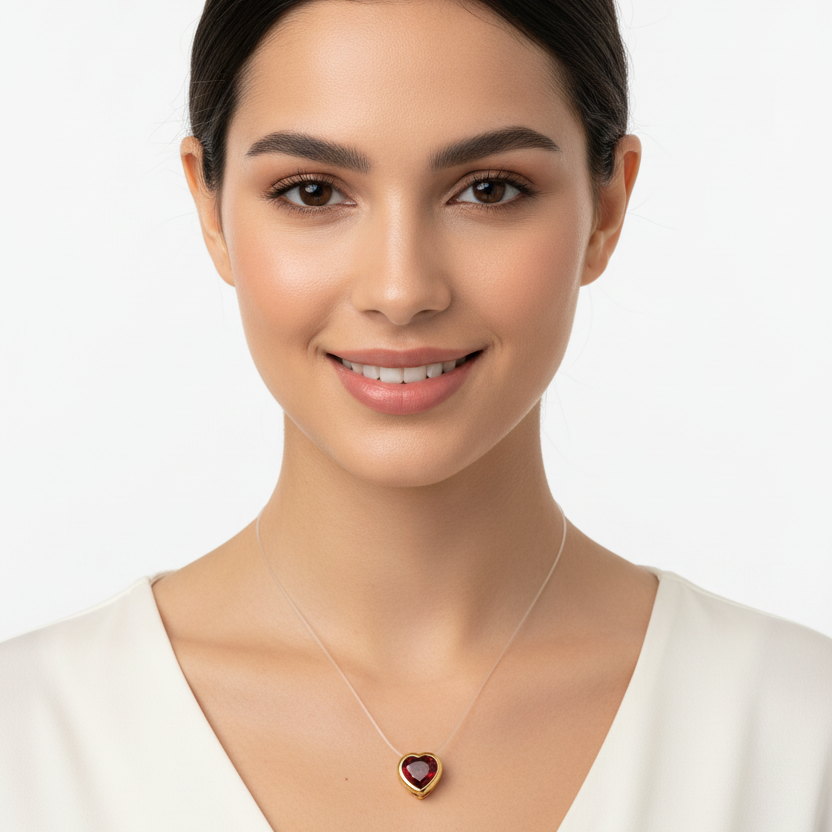 Collar Aura flotante love