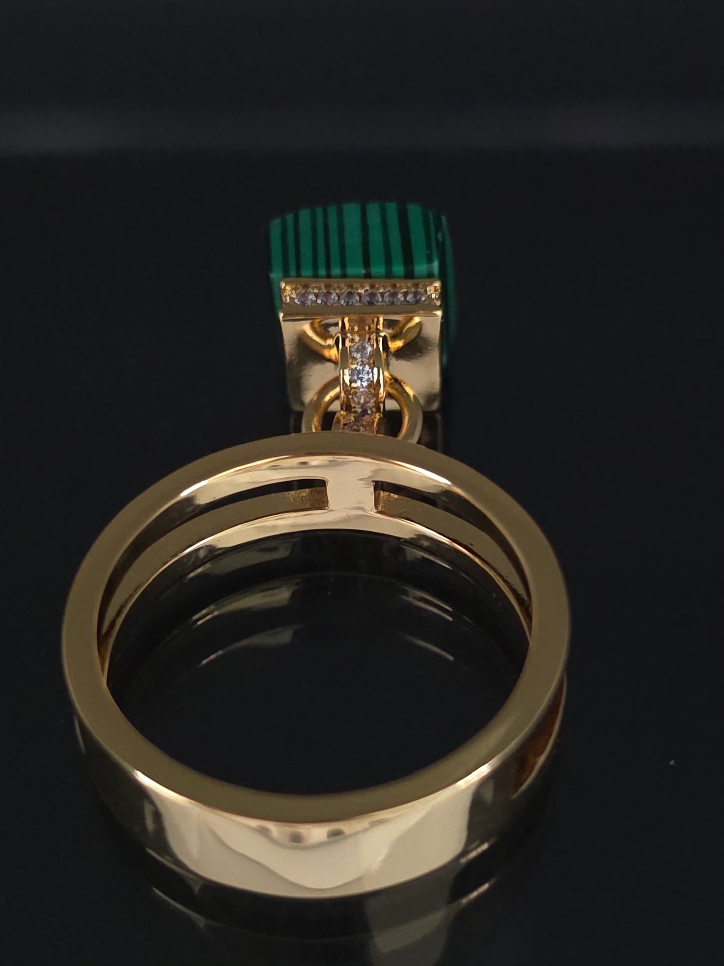 Anillo Malaquita b