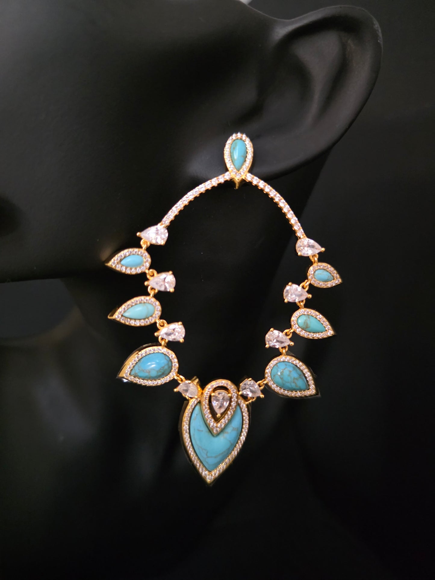 Aros cristal paves Melanni