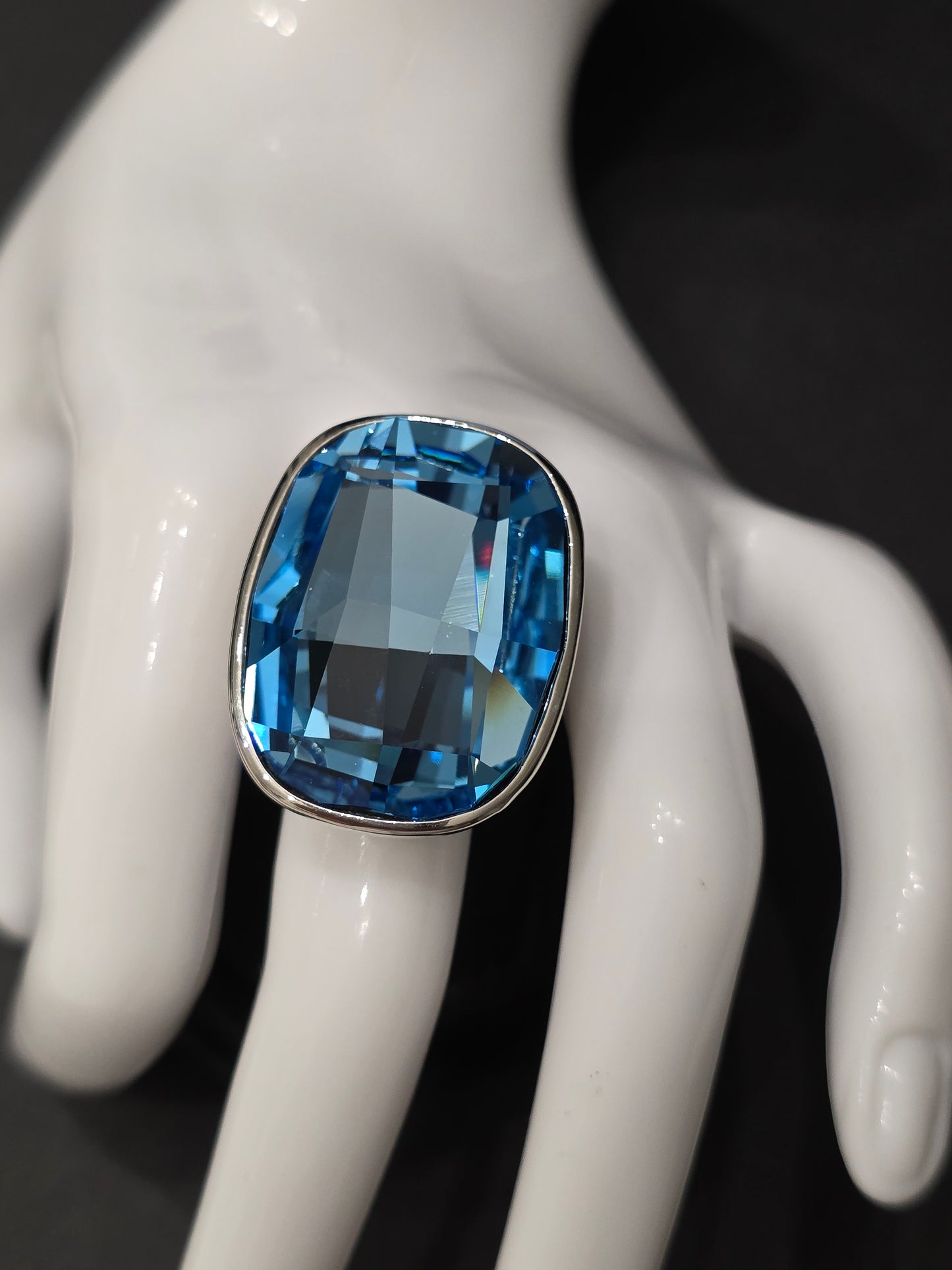 Anillo cristal Swarovski soledad