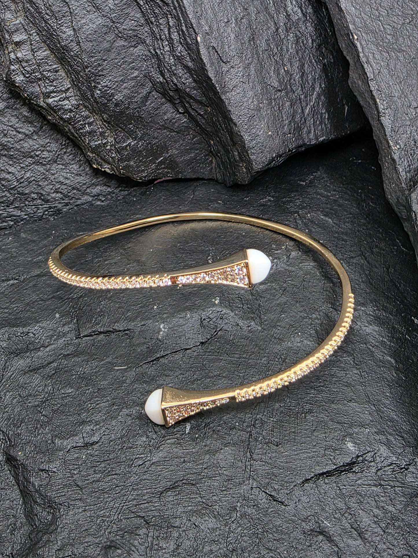 Conjunto cristal pavés Selena