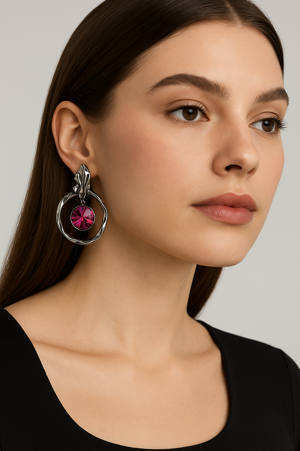 Aros de Cristal Swarovski Afrodita