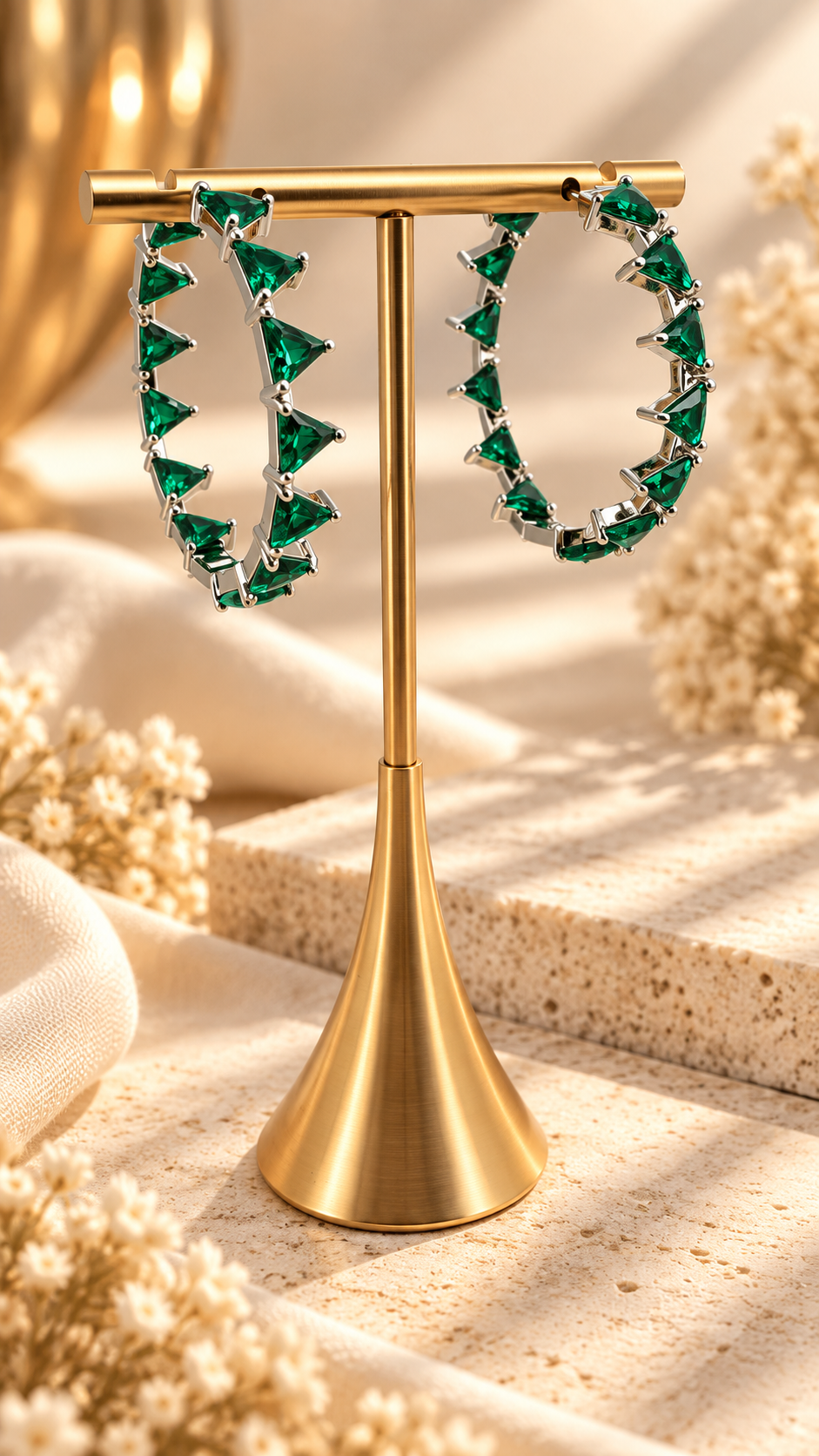 Argollas cristal paves Bill