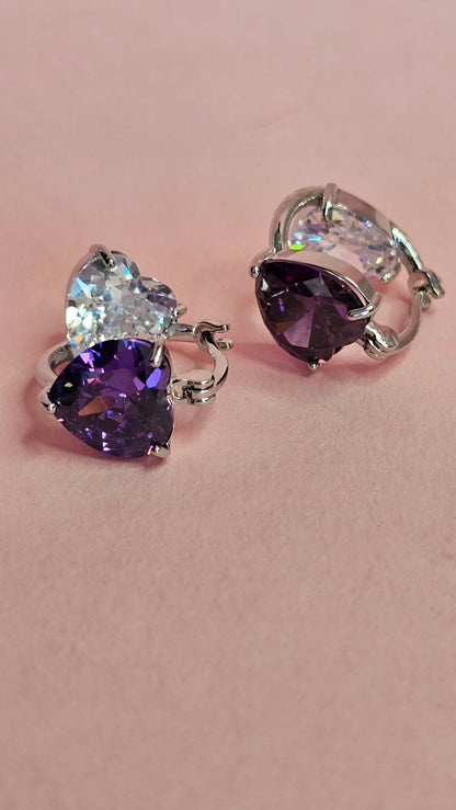 Aros cristal paves  Love Doble