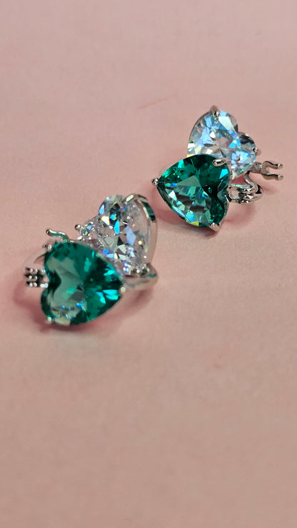Aros cristal paves  Love Doble