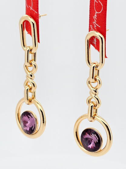 Aros cristal Swarovski Afrodita