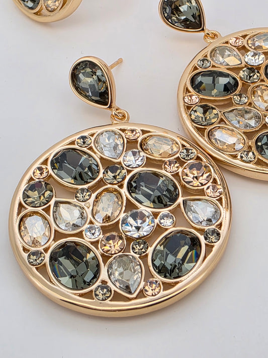 Aros cristal Swarovski karen