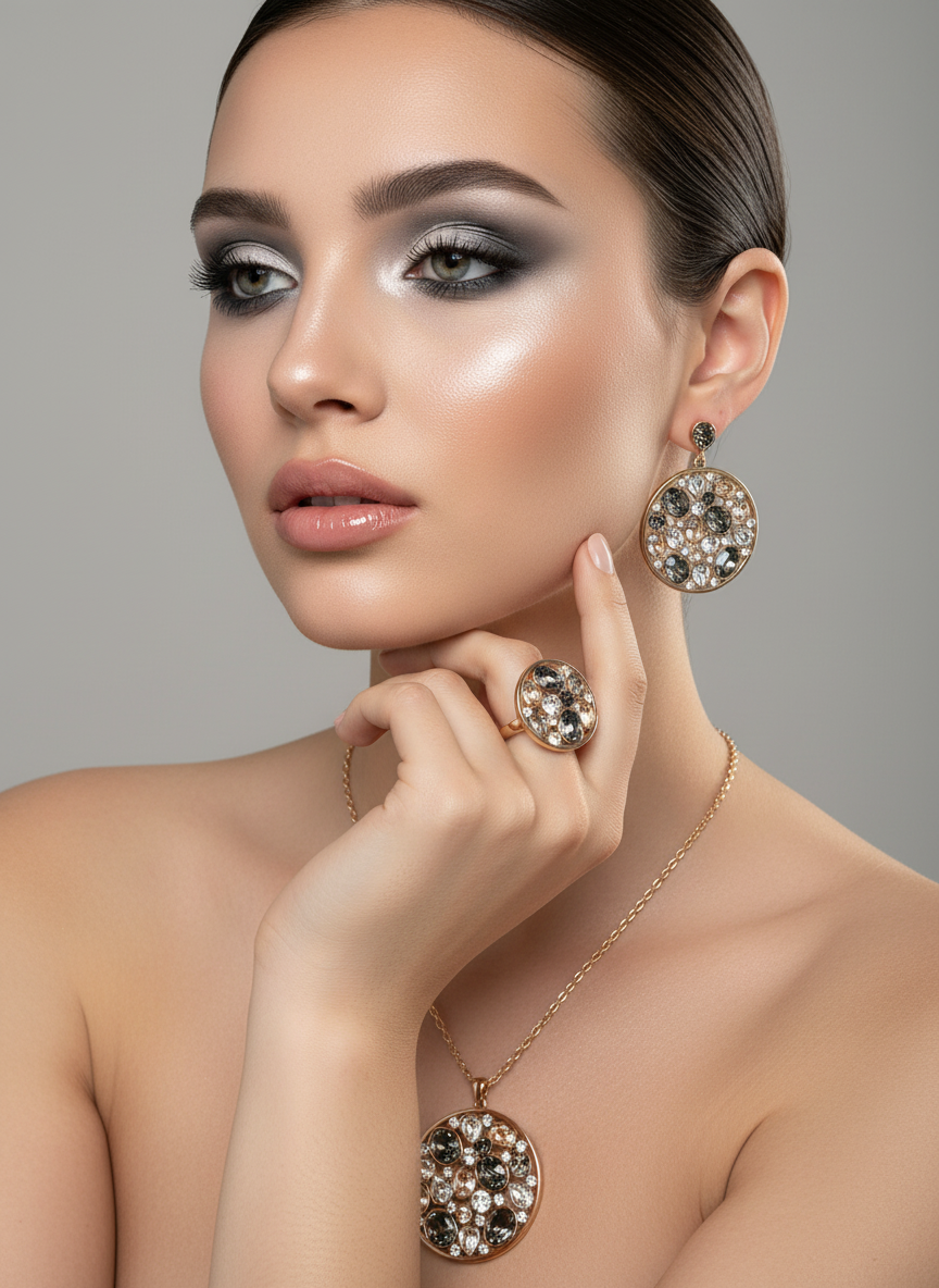 Aros cristal Swarovski karen