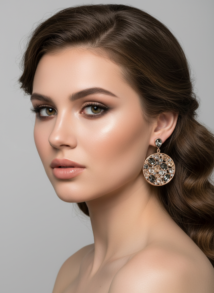 Aros cristal Swarovski karen