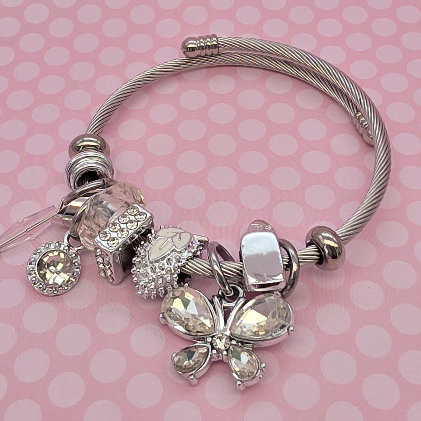 Pulsera Mariposa blanca