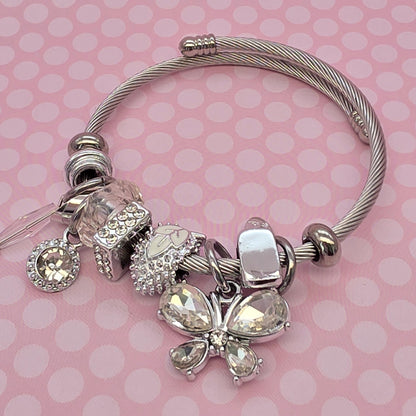 Pulsera Mariposa blanca