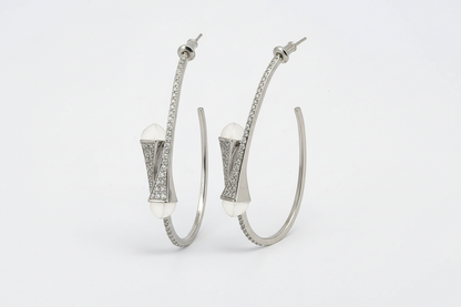 Aros cristal pavés Selena