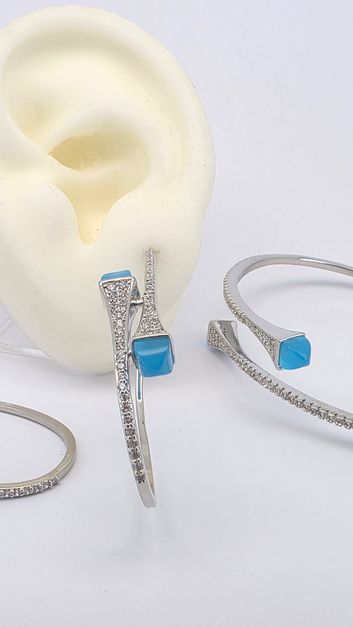 Aros cristal pavés Selena