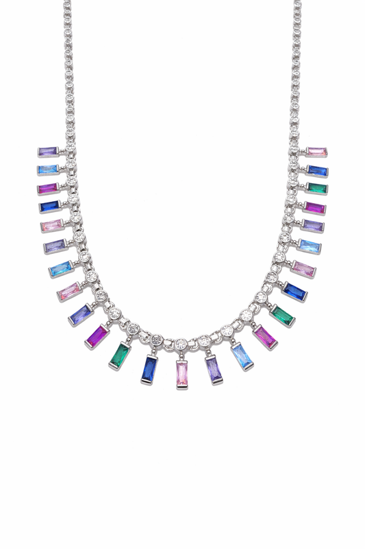Collar cristal pavés Rainbow