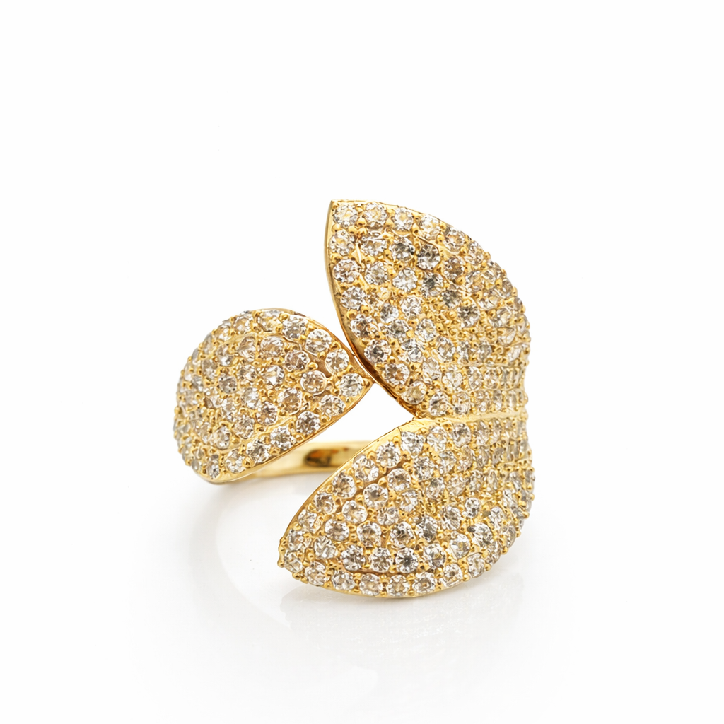 Anillo cristal pavés Georgina smal