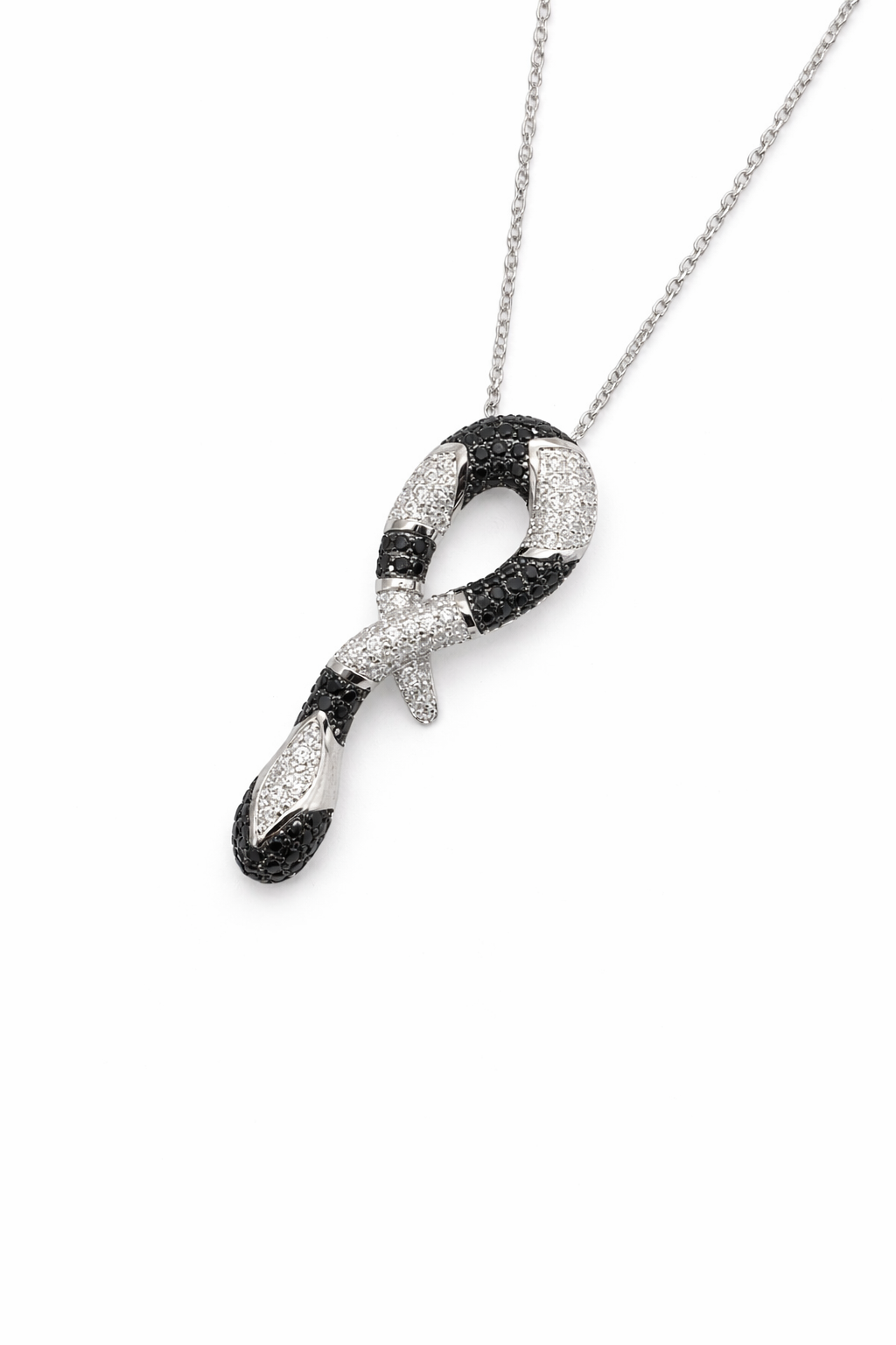 Collar Pavés Serpiente Ebano